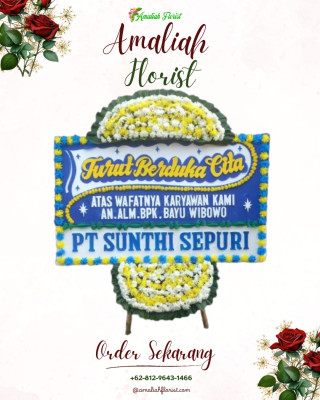 Papan Bunga Duka di Candibinangun