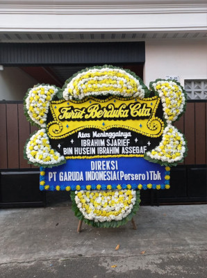 Papan Bunga Duka di Candibinangun