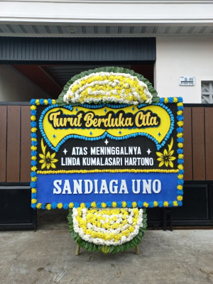 Papan Bunga Duka di Candibinangun